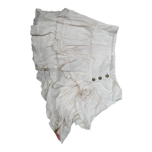 Free‎ People Cream Bubble Mini Skirt - Picture 2 of 8